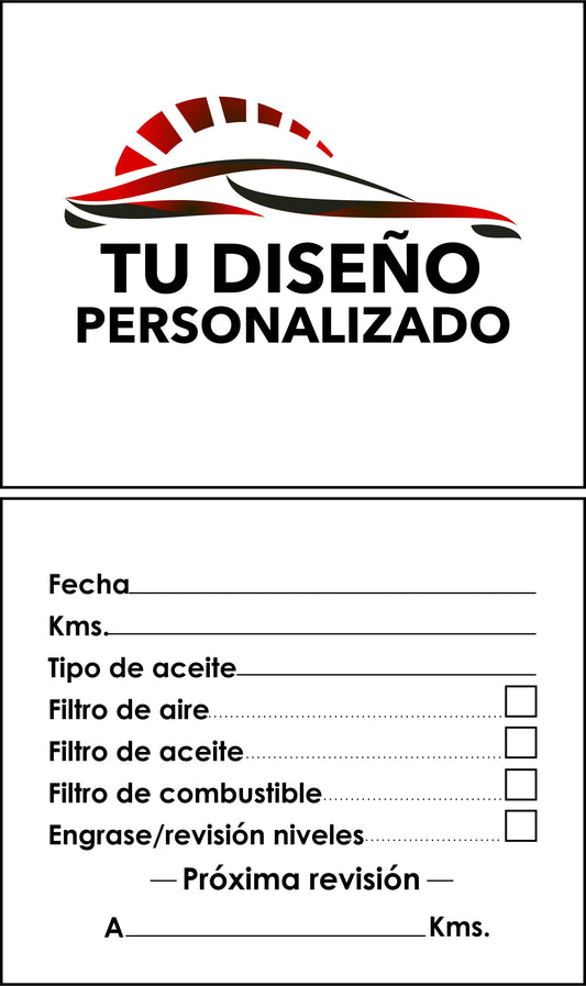 Autosintético Cristal - Diseño Personalizado 1 - Tamaño 6x5cm - Horizontal