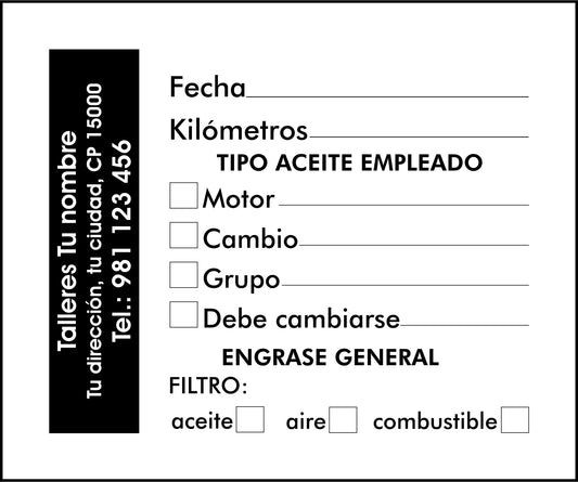 Autosintético Chapa - Tamaño 6x5cm - Horizontal - Modelo 2